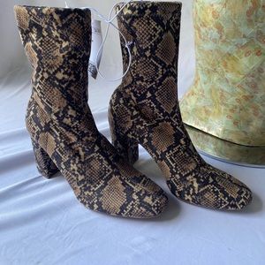 H&M Snake Print Boots